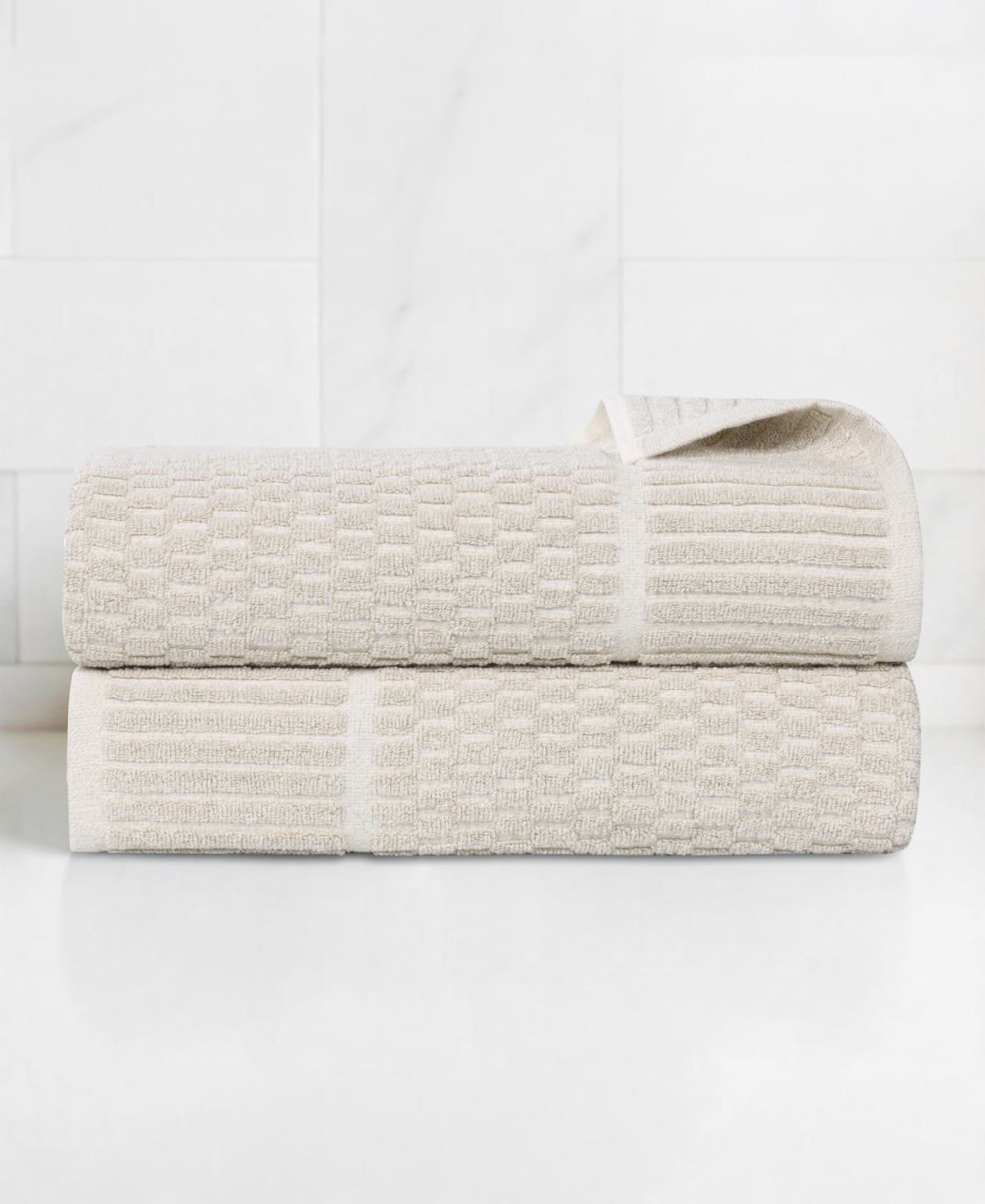 Superior Juno Cotton Blend 2-Piece Bath Towel Set