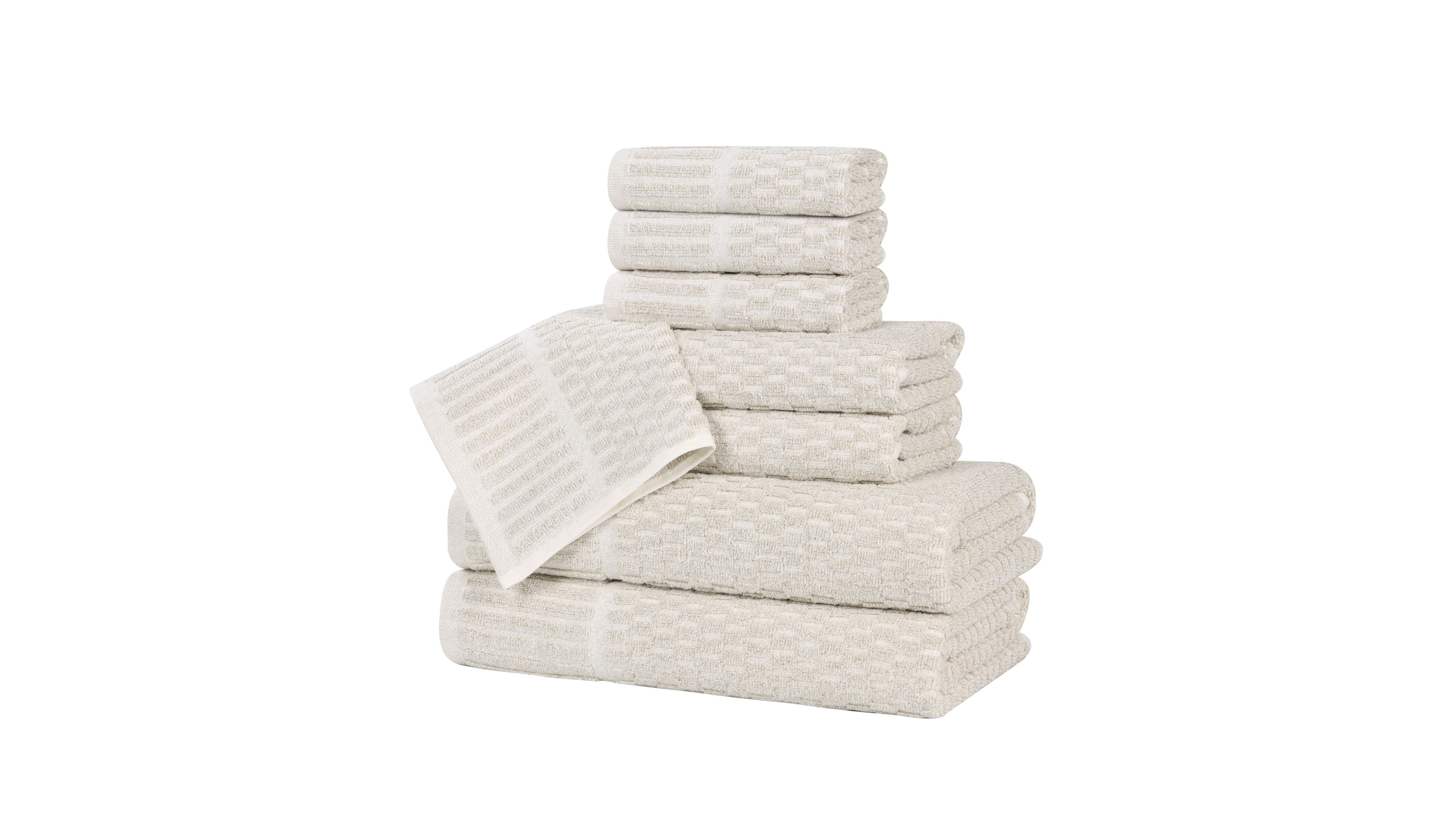 Superior Juno Cotton Blend 8-Piece Towel Set