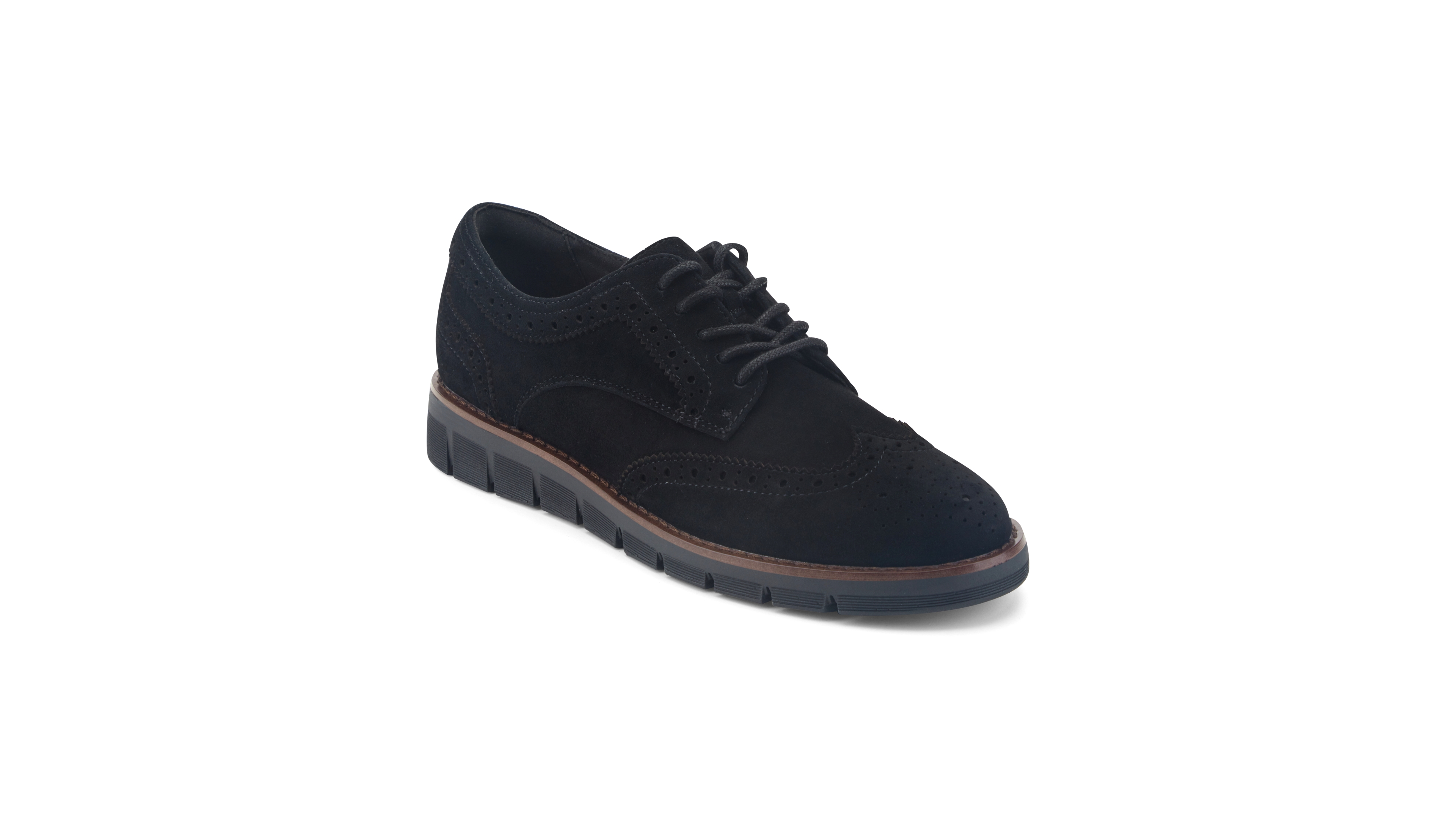Easy Spirit Women's Veanna eFlex Lace-Up Wingtip Oxfords