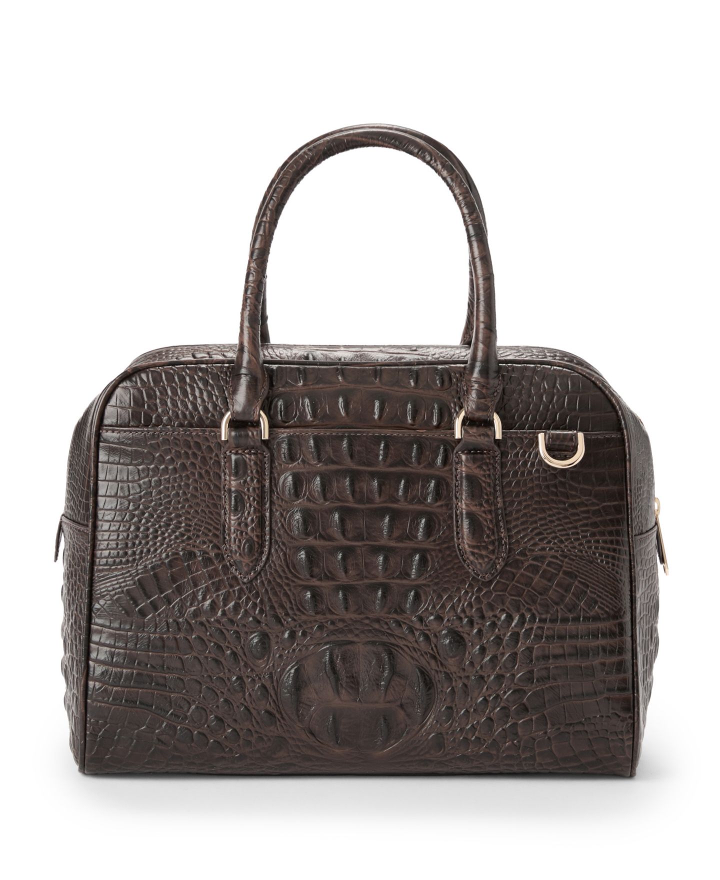 Женская сумка Brahmin Marissa Alden Road Small Satchel, цвет: Шоколадный — фото 2