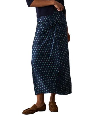 Women's Diamond Geo Twist Midi Skirt