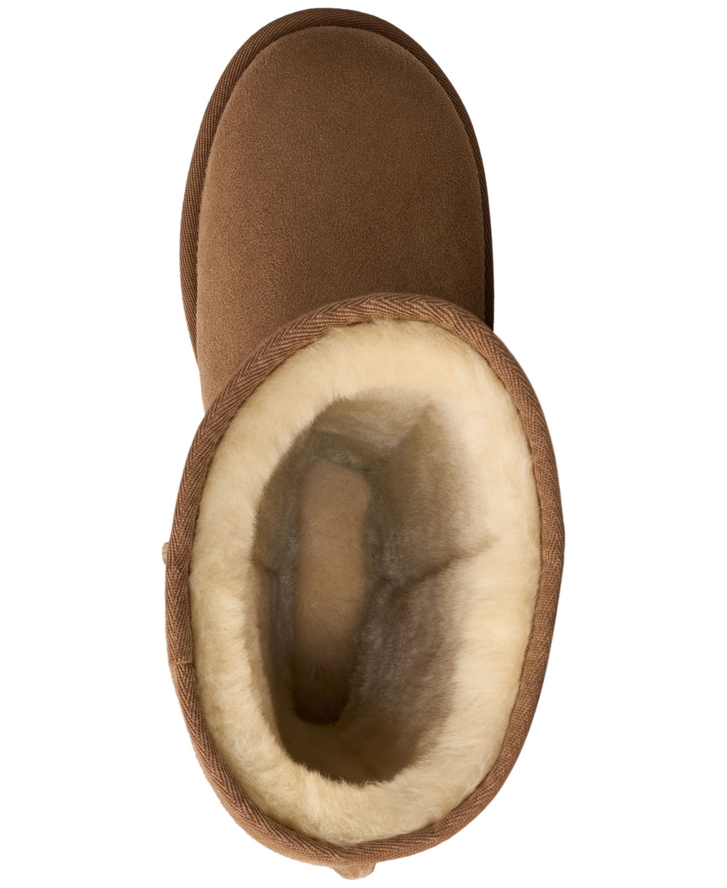 Женские ботинки UGG® Classic Ultra Round Toe Tall, цвет: Каштановый — фото 3