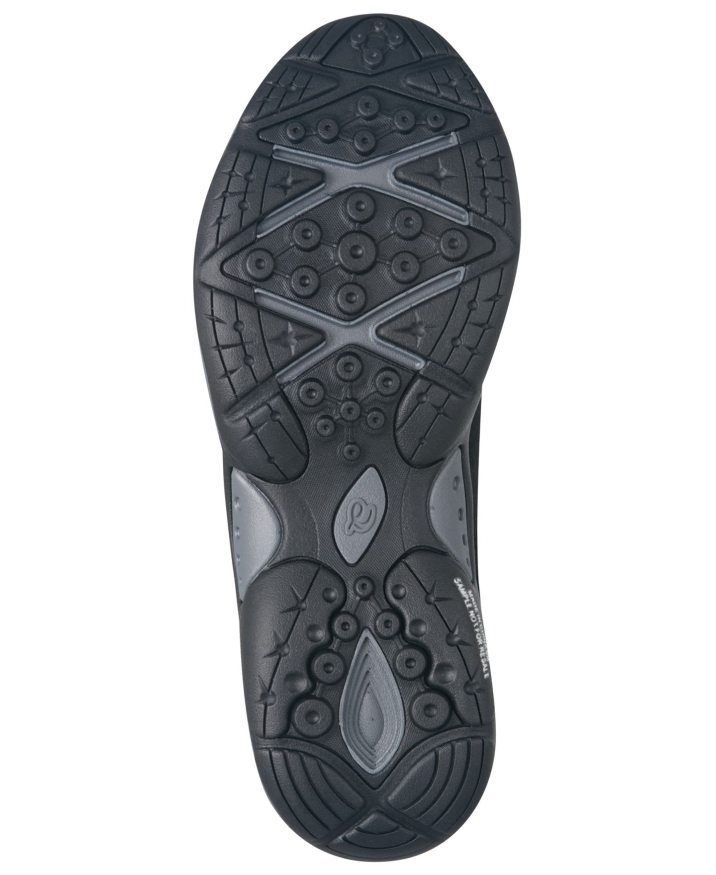 Женские сабо Easy Spirit Enola Cozy Slip-On Mules, цвет: Чёрный / Тёмный серый — фото 5