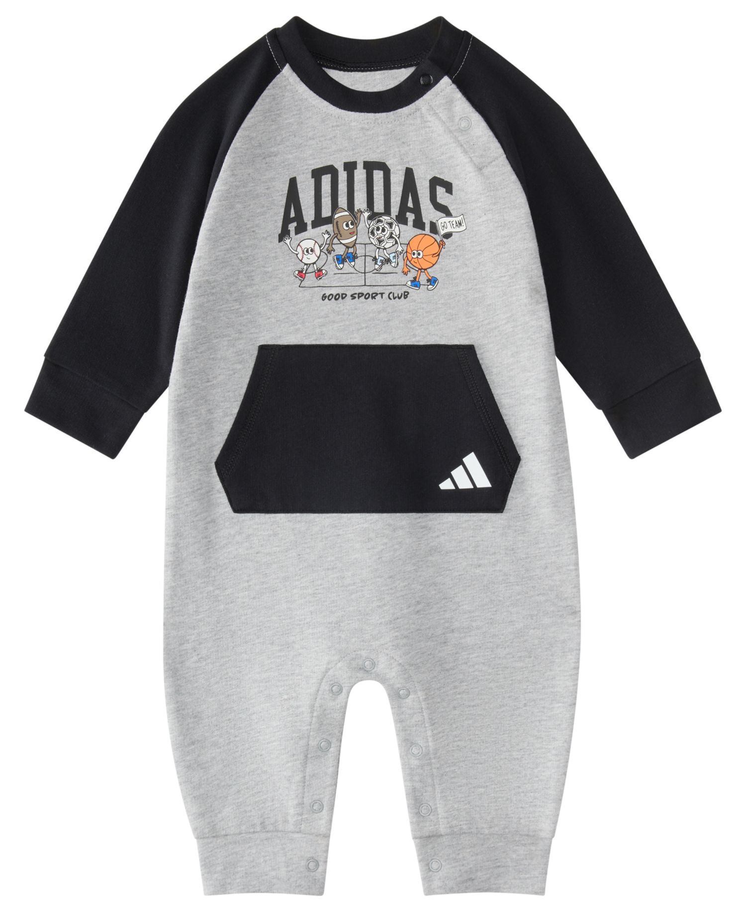 Baby Boys' Color-Block Sport Long-Sleeve Coverall