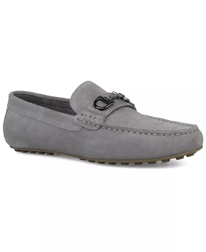 Men's Genuine Suede Slip-On Bit Driving Loafers - thumbnail 6
