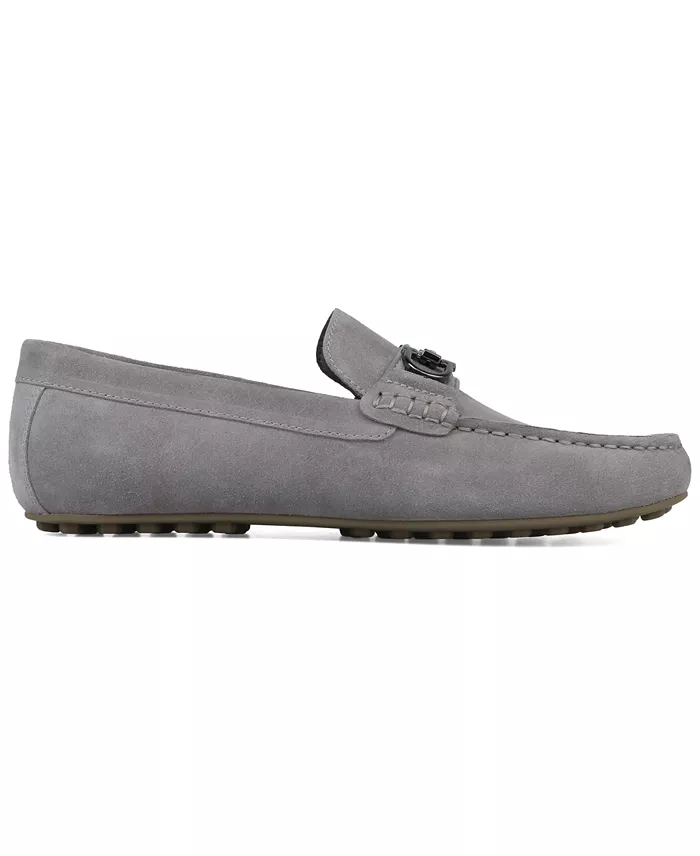 Men's Genuine Suede Slip-On Bit Driving Loafers - thumbnail 7