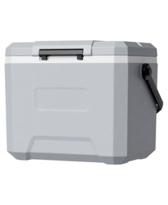 24 Qt Small Portable Hard Cooler with Heavy-Duty Handle and 48 Hour Ice Retention