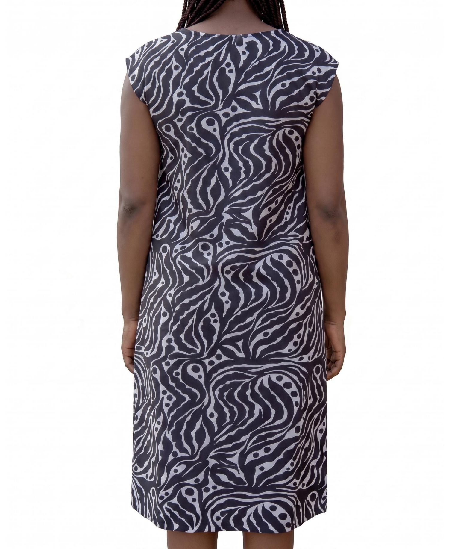 Plus Size Divine Jersey V-Neck A-Line Midi Dress