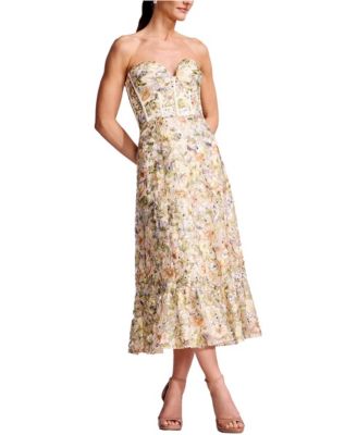 Women's Carina Floral Sequin Sweetheart Dress