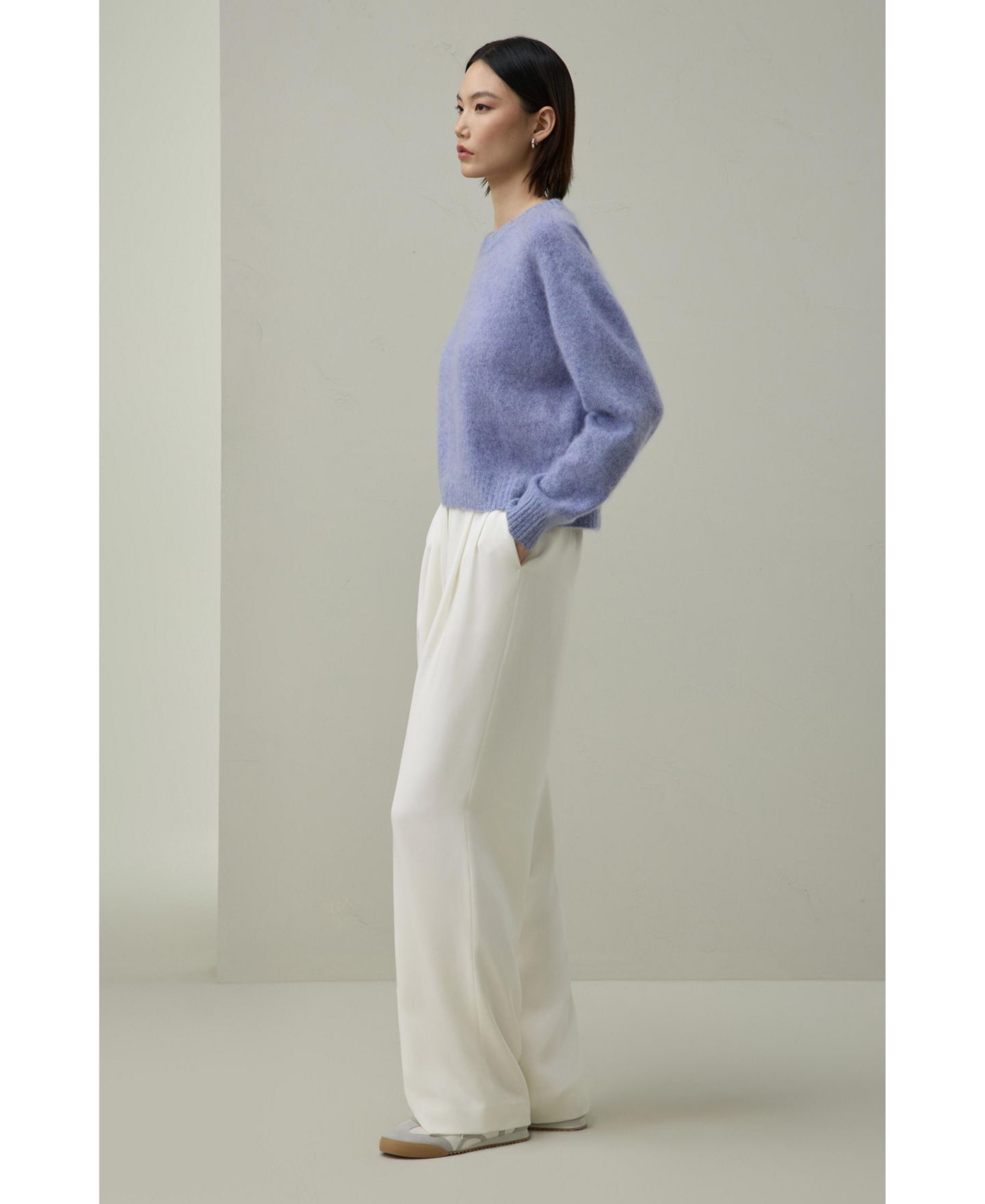 Женский свитер LILYSILK Cashmere Oversized Brushed, цвет: Monet — фото 4