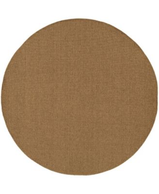 Karavia 2061N Tan 7'10" Round Rug
