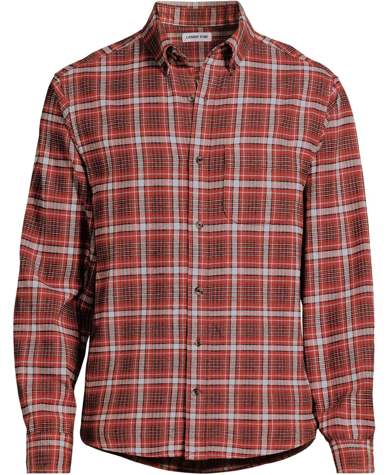 Men's Long Sleeve Classic Fit Flagship Flannel Shirt
