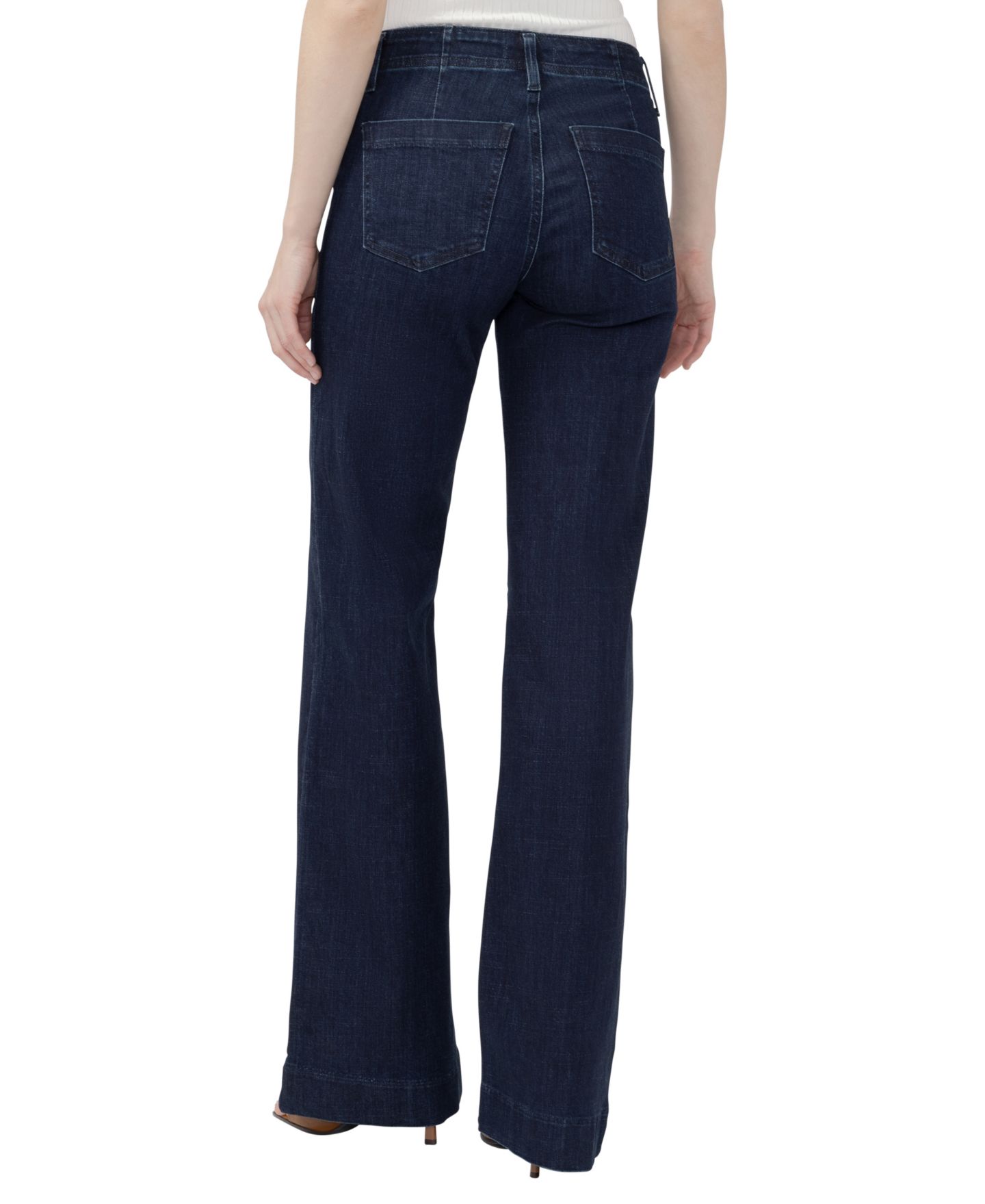 Женские джинсы Silver Jeans Co. Suki Wide-Leg Mid-Rise Cotton-Blend, цвет: Marco — фото 3