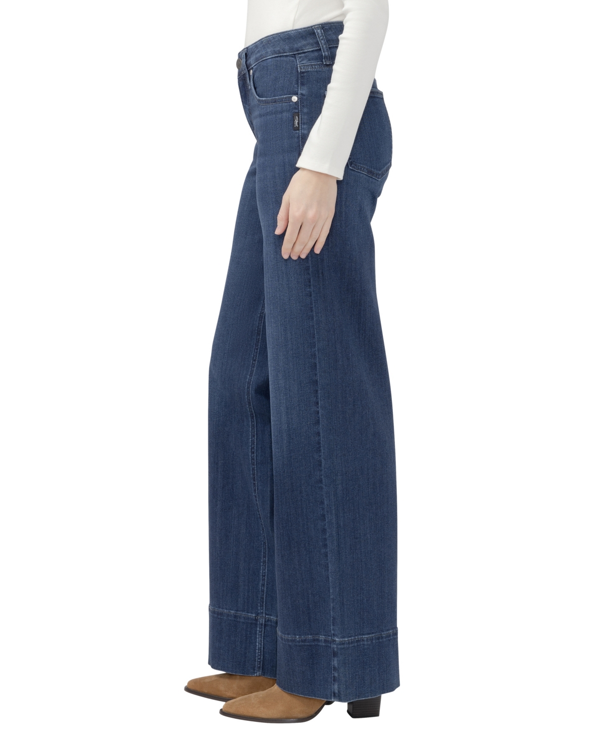 Silver Jeans Co. Women's Suki Mid-Rise Wide-Leg