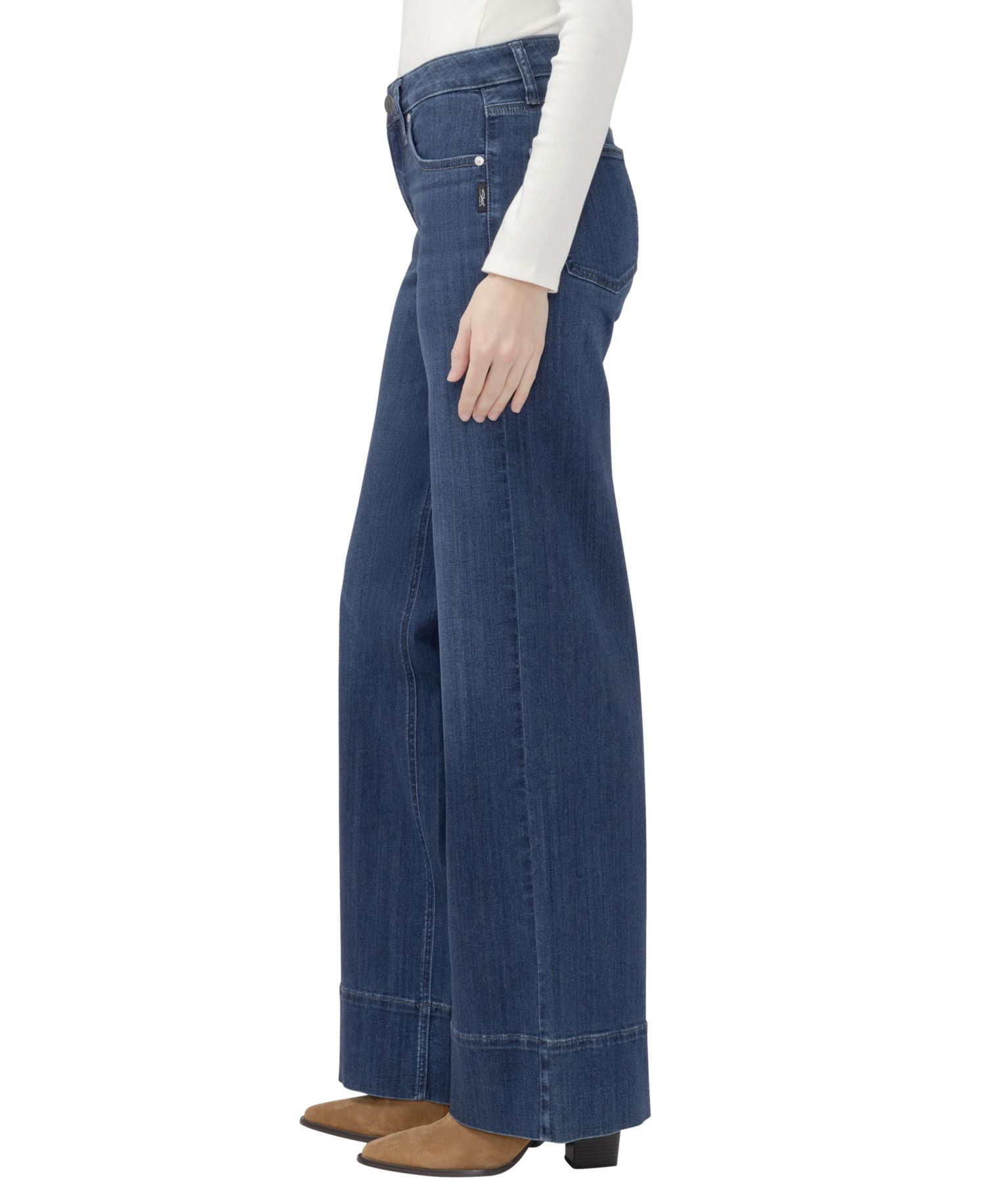 Women's Suki Mid-Rise Wide-Leg Jeans