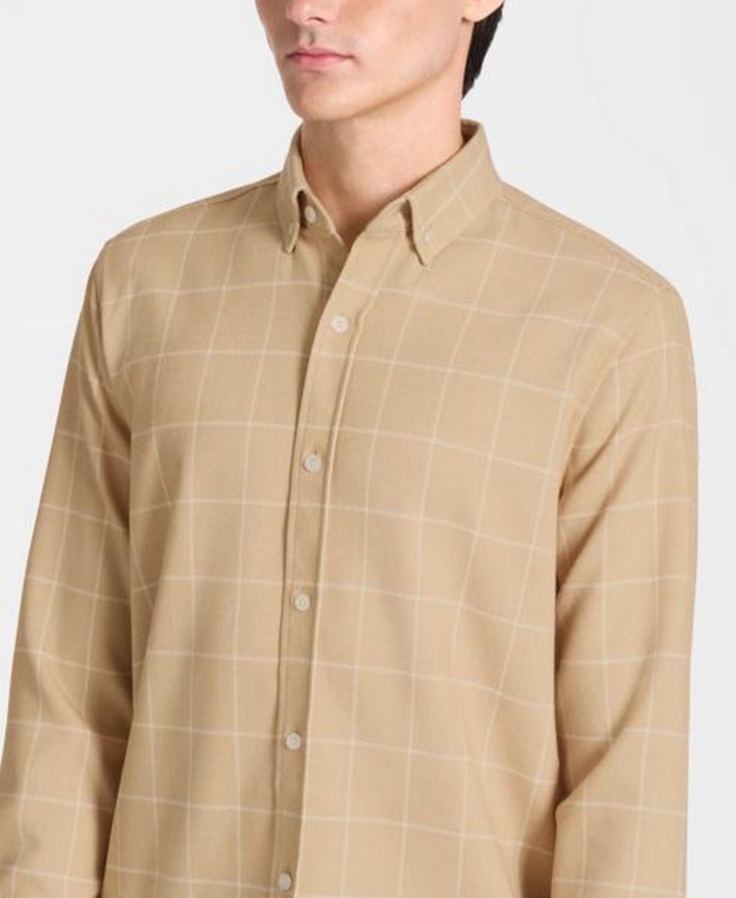 Men's Euston Plaid Classic-Fit Long-Sleeve Button-Up Shirt