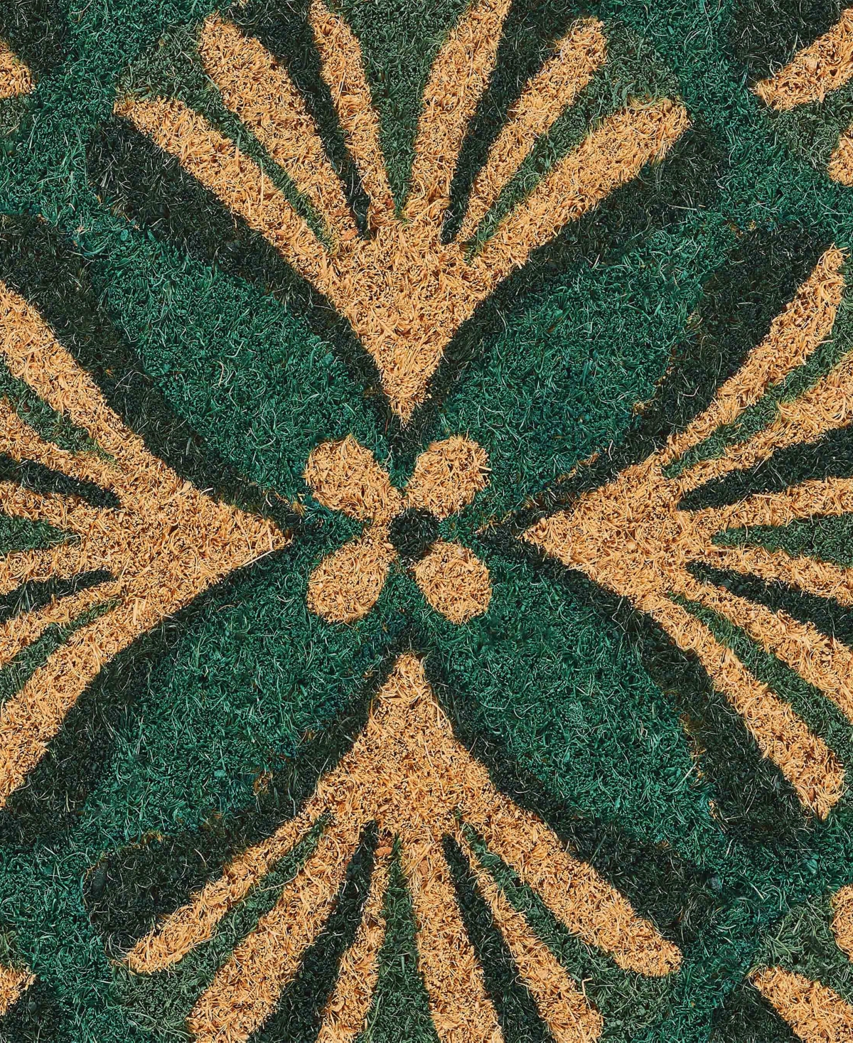 Vcny Home Tribal Finn Outdoor Coir Doormat, 18" x 30"