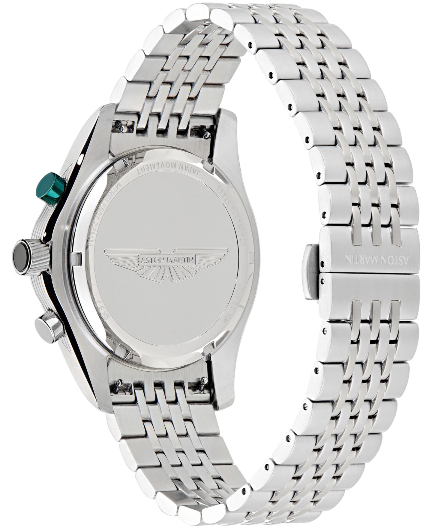 Мужские часы Aston Martin Quartz Three-Hand Stainless Steel Bracelet Watch 45mm — фото 3
