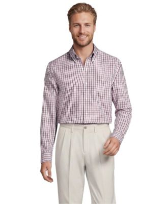 Men's No Iron Supima Cotton Pinpoint Buttondown Collar Dress Shirt