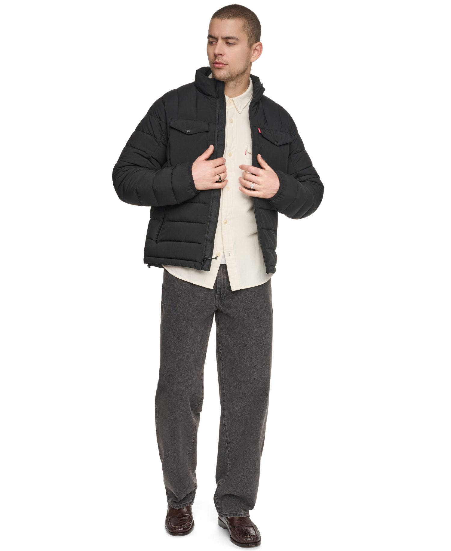 Men's Stretch Quilted Packable Jacket