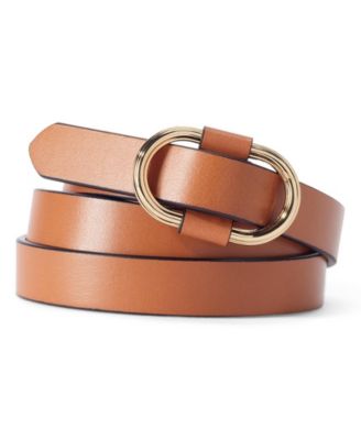 Women's Plus Size Endlessly Adjustable Skinny Leather Belt