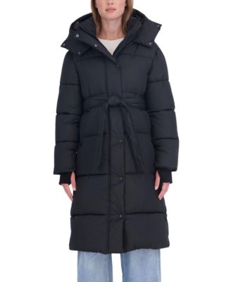 Women's Long Hooded Puffer Coat