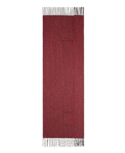 Женский шарф Desigual Long Scarf Fringe, цвет: Бордовый