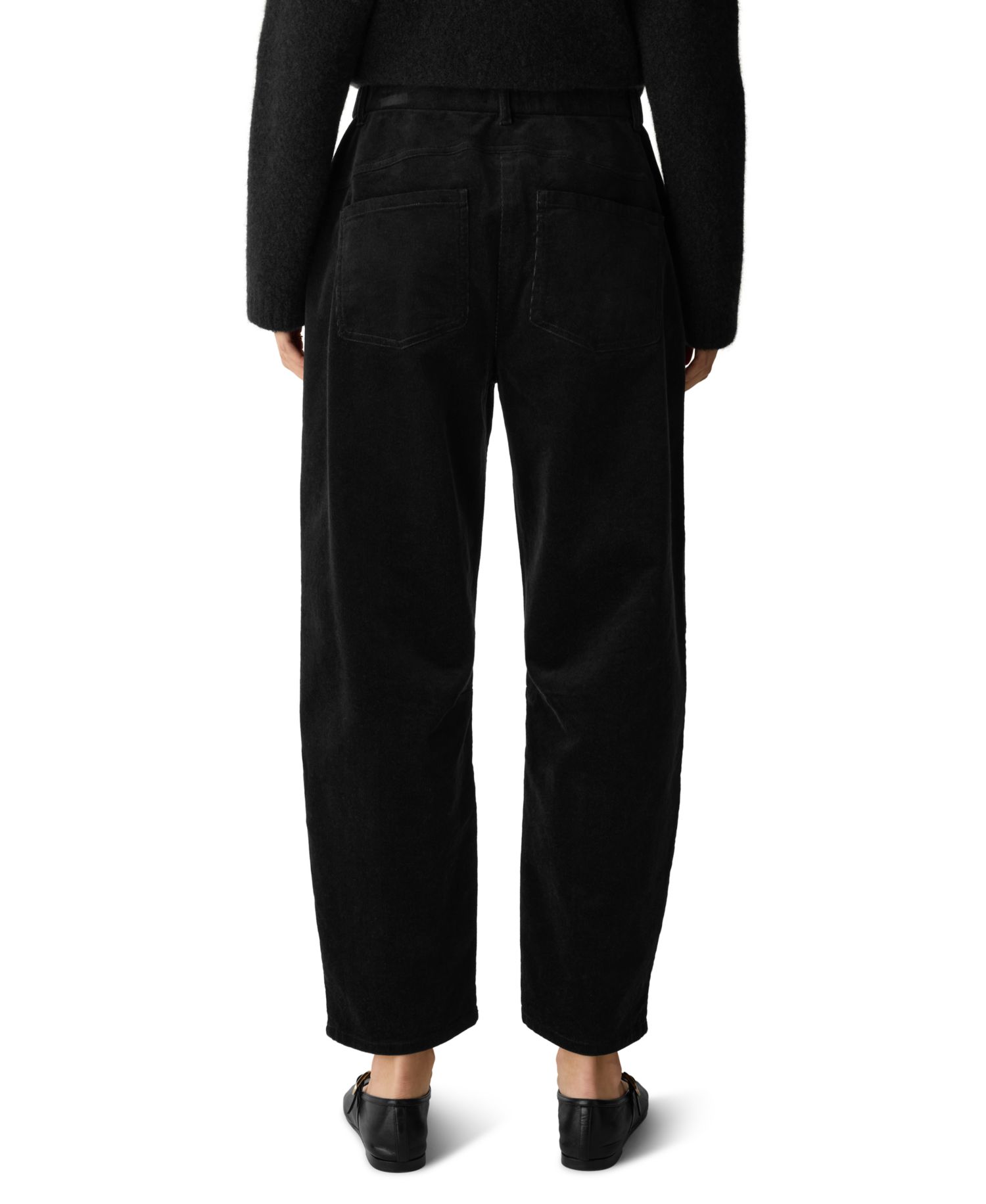Women's Ankle Arch Pant Corduroy Wide-Leg Pants