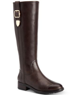 COACH Easton Wide-Calf Tall Riding Boots - Boots - Shoes - Macy's