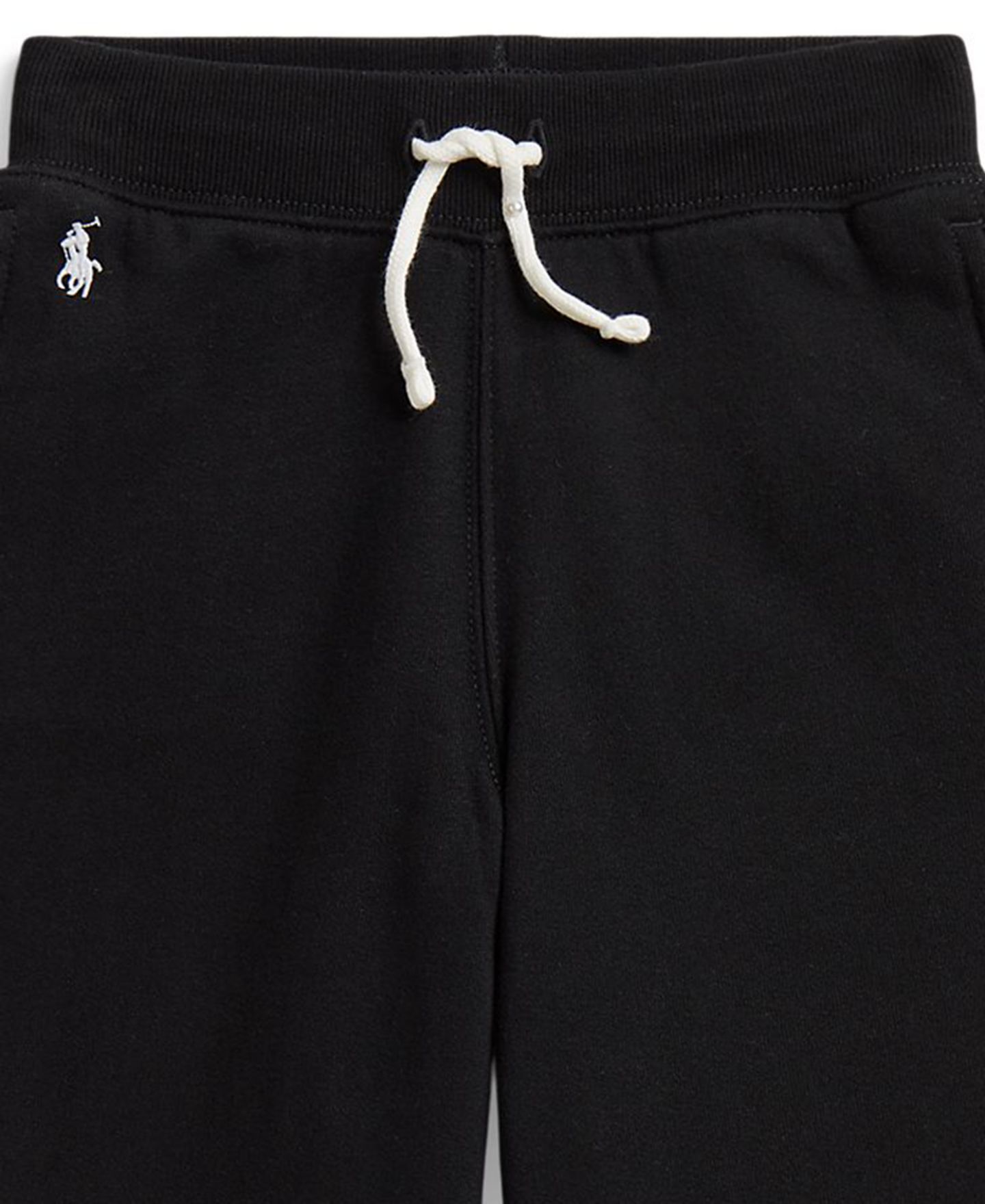 Брюки Polo Ralph Lauren Fleece Wide-Leg Sweatpant для девочек, цвет: Чёрный — фото 3