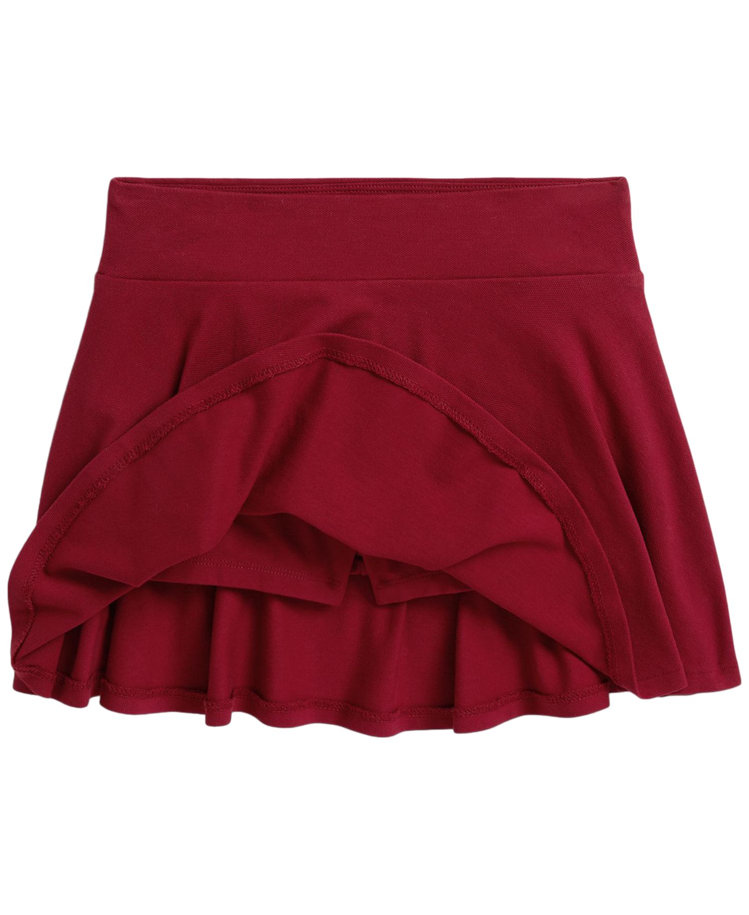 Girls' 7-16 Stretch Mesh Skort