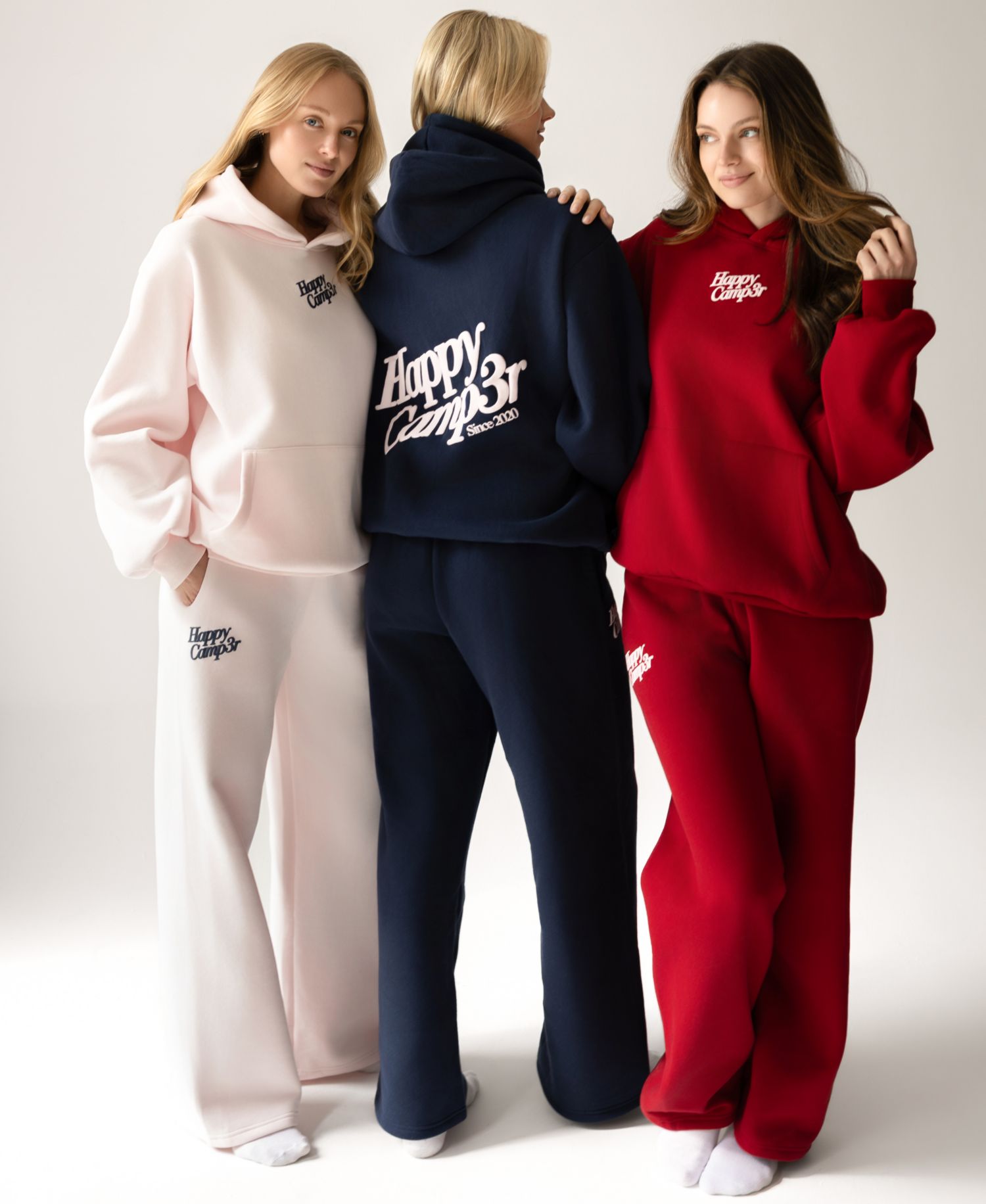 Juniors' Puff-Print Wide-Leg Sweatpants