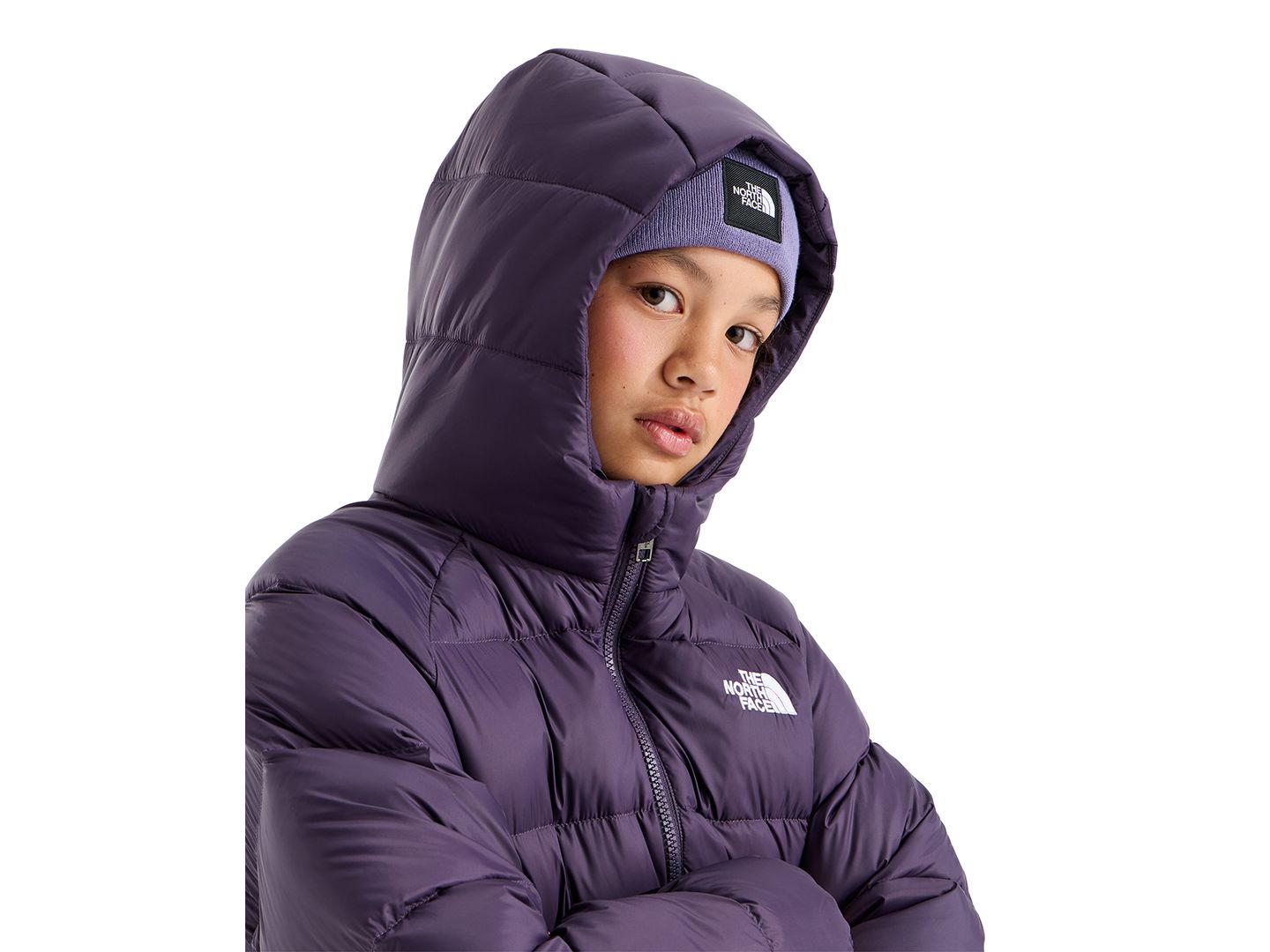 Детская куртка The North Face Hydrenalite Down Hooded Parka, цвет: Сумеречный — фото 5