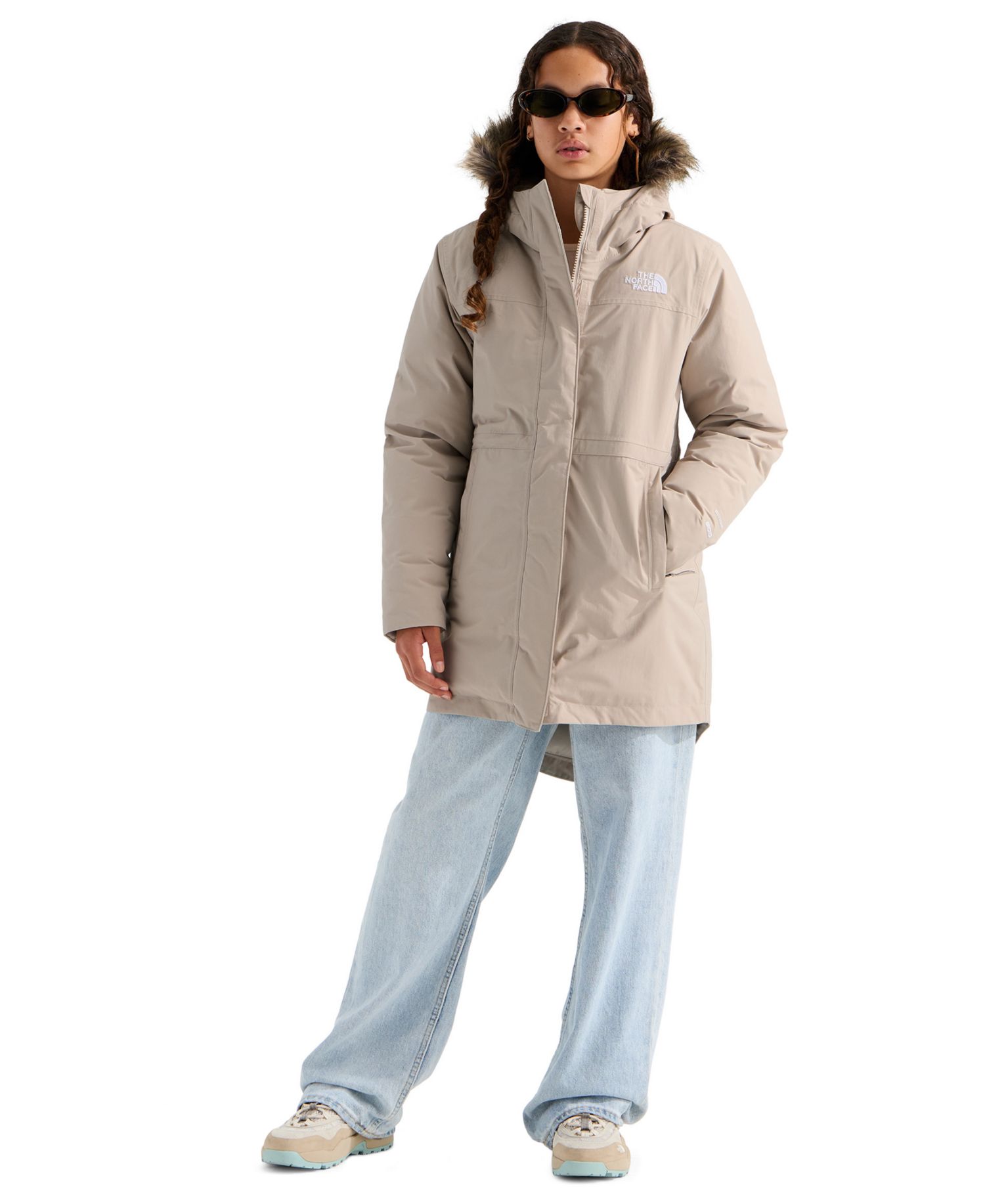 Girls' 7-18 Hooded Parka Jacket