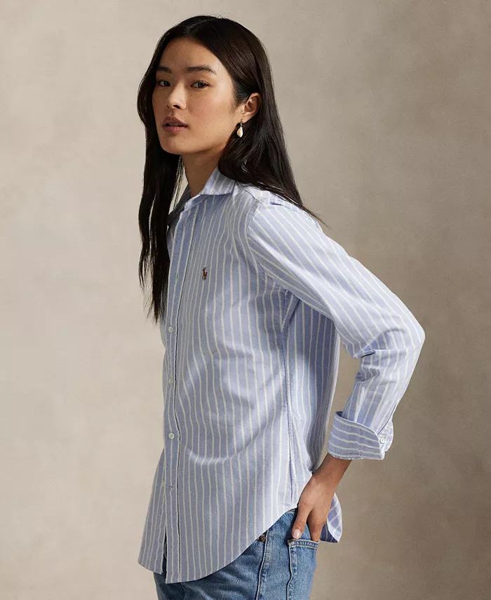 Women's Slim-Fit Oxford Shirt - thumbnail 3