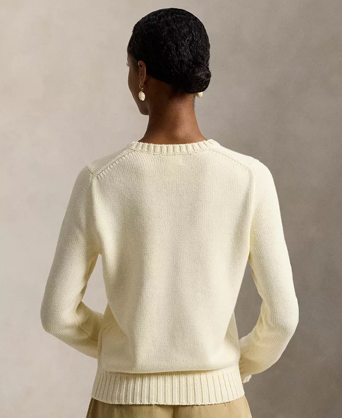Women's Flag Cotton Crew Neck Sweater - thumbnail 4