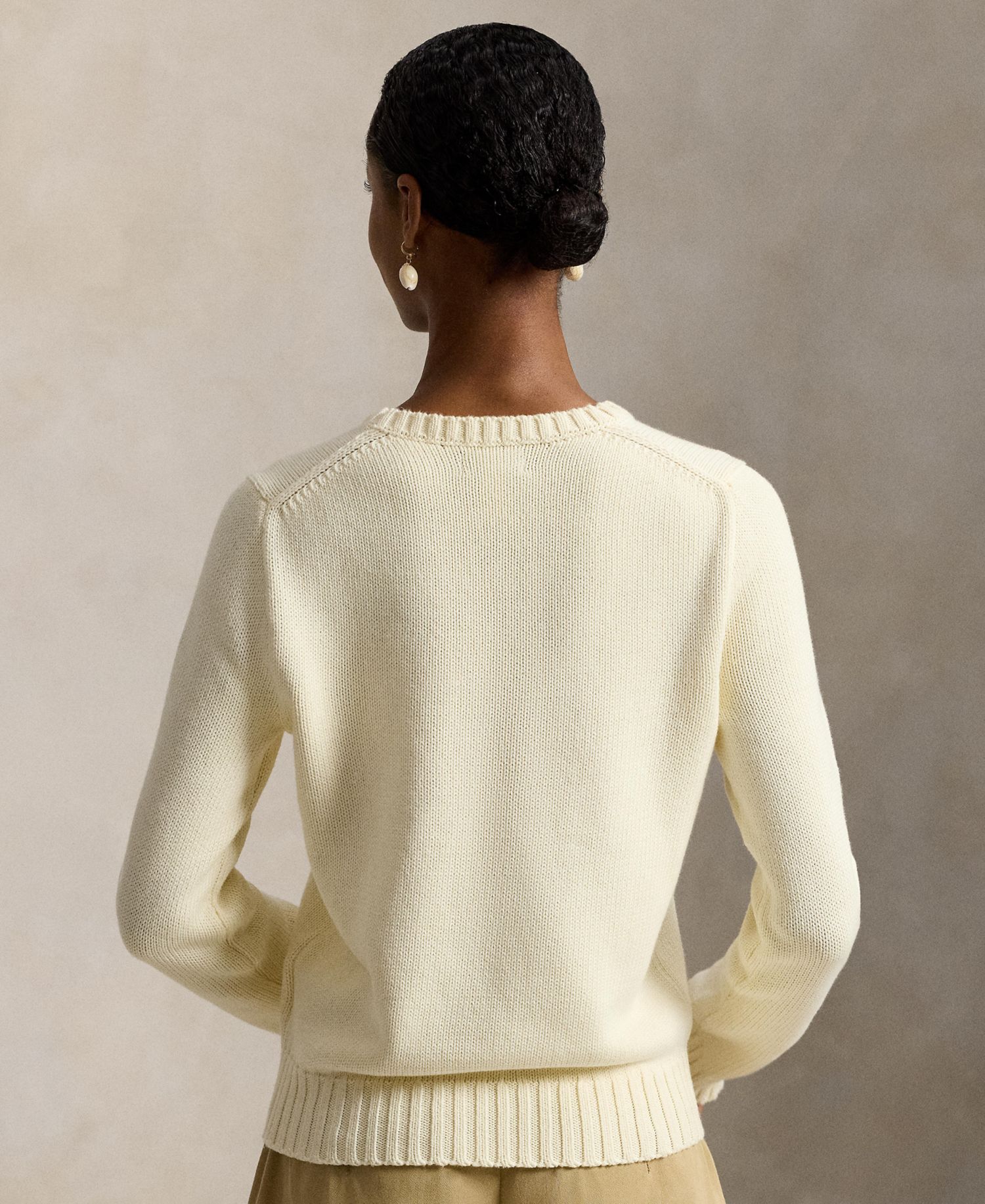 Women's Flag Cotton Crew Neck Sweater