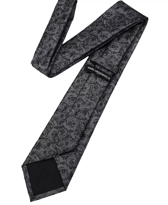 Men’s Floral Jacquard Necktie - thumbnail 6