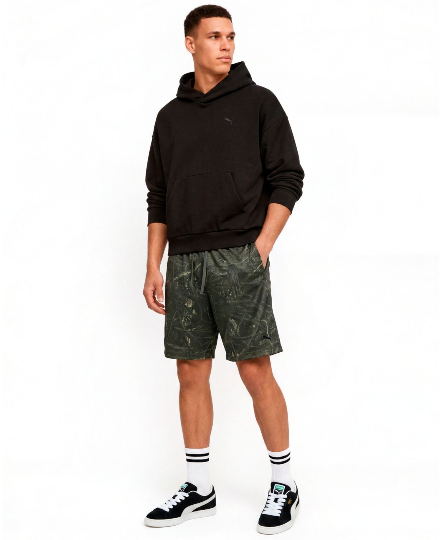 Men's Reversible Drawcord Waistband Shorts, 8" Inseam
