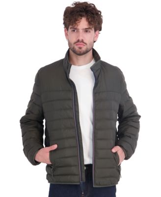 Men's Unhooded Packable Jacket