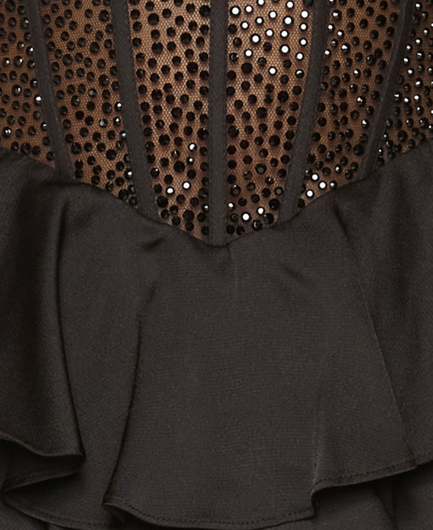 Juniors' Strapless Corset Lace-Up Back Mini Dress