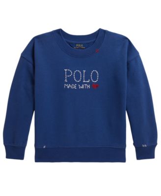 Girls' 2T-6X Logo Fleece Sweatshirt