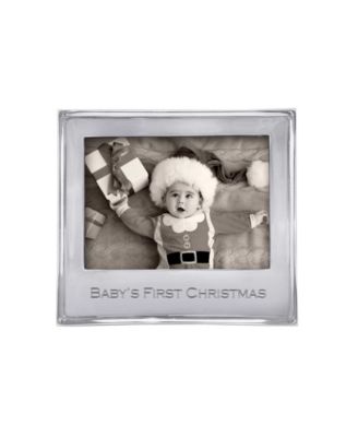 Babys First Christmas Signature Statement Photo Frame, 5" x 7"