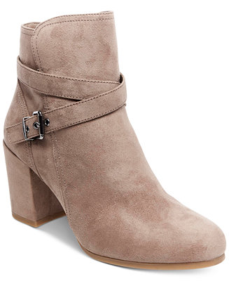 Madden Girl Righton Block-Heel Booties - Boots - Shoes - Macy's