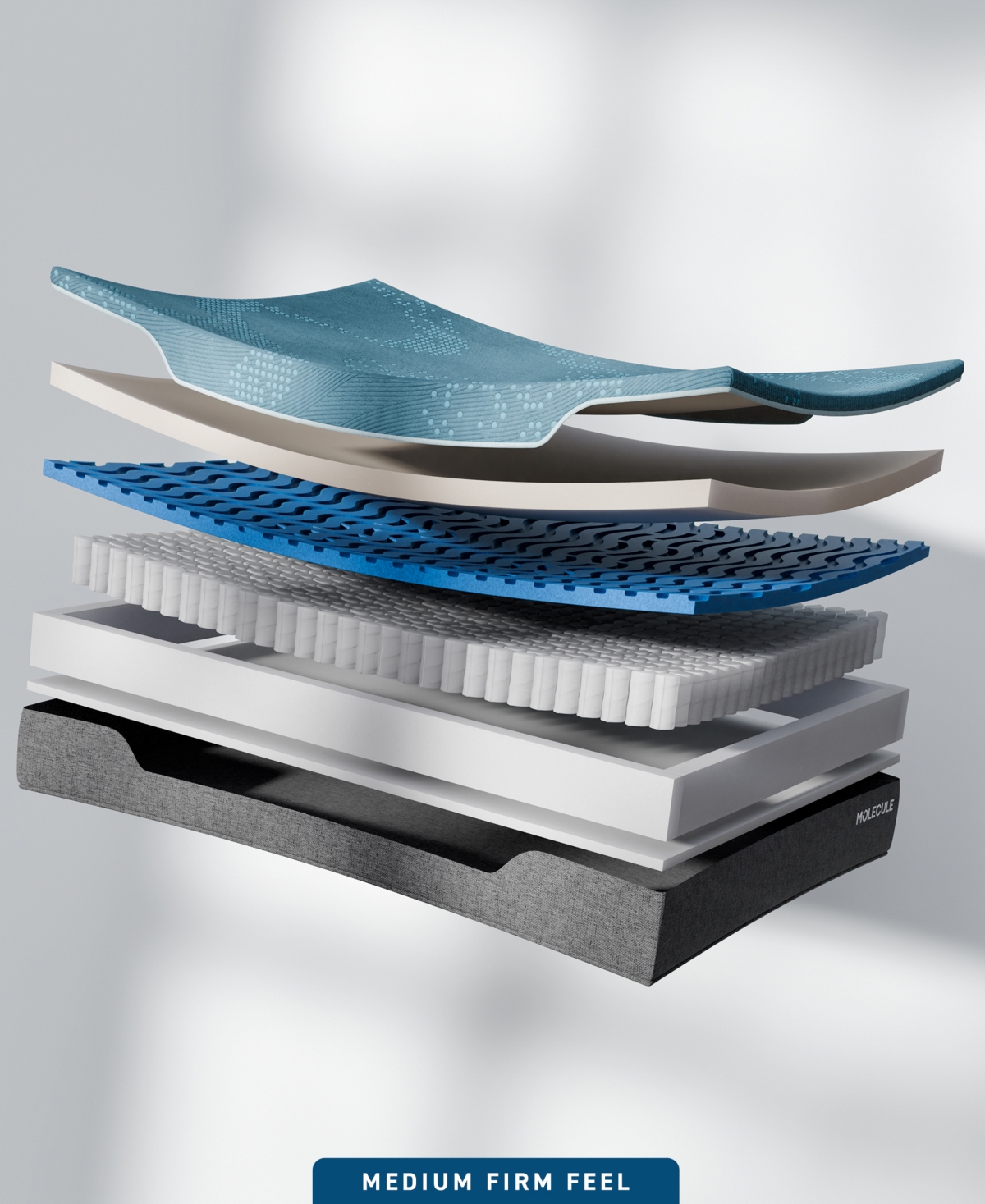 Molecule Reflex Hybrid 11" Medium Firm Tight Top Mattress in a Box