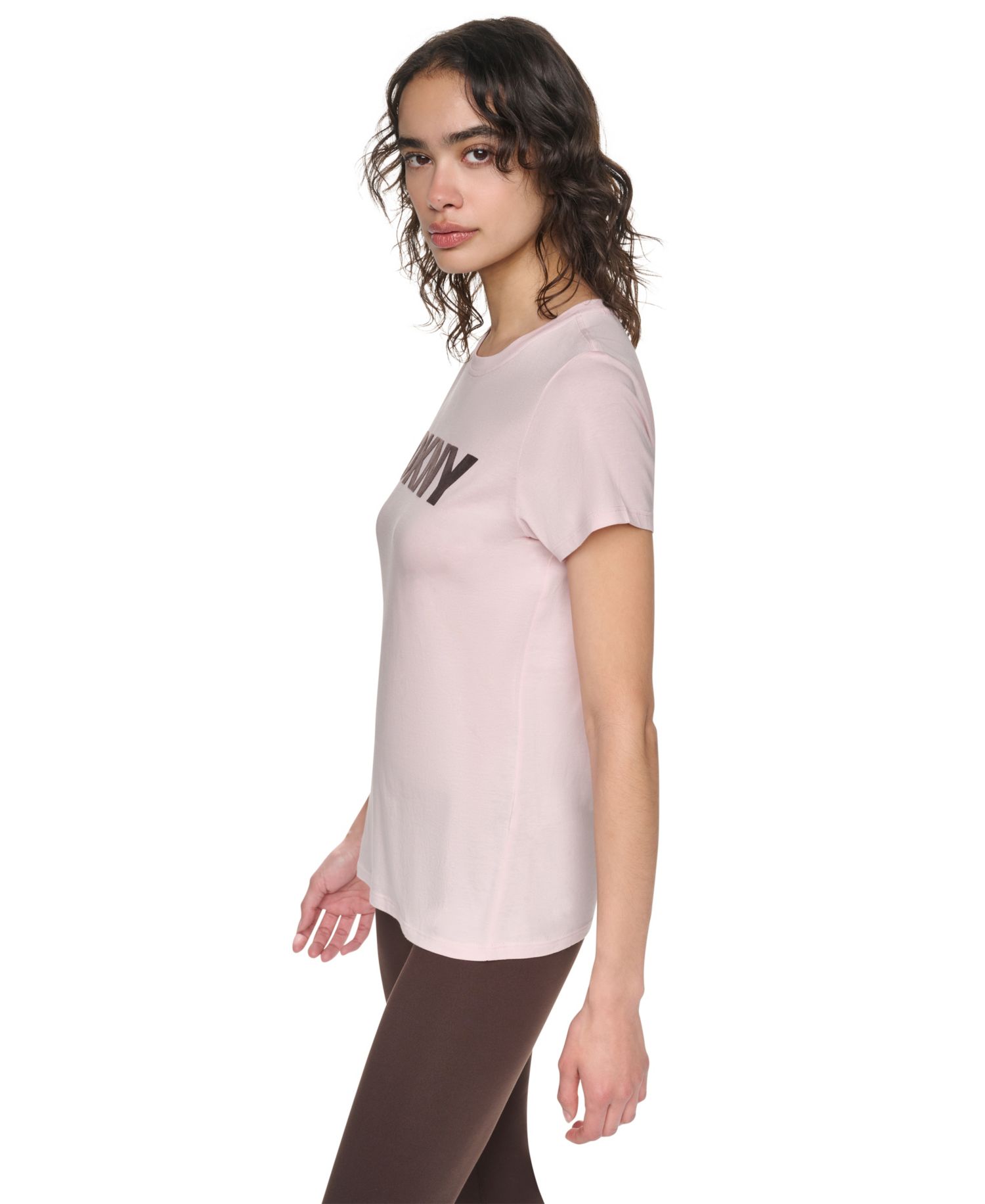 Women's Flocked Logo Crewneck T-Shirt