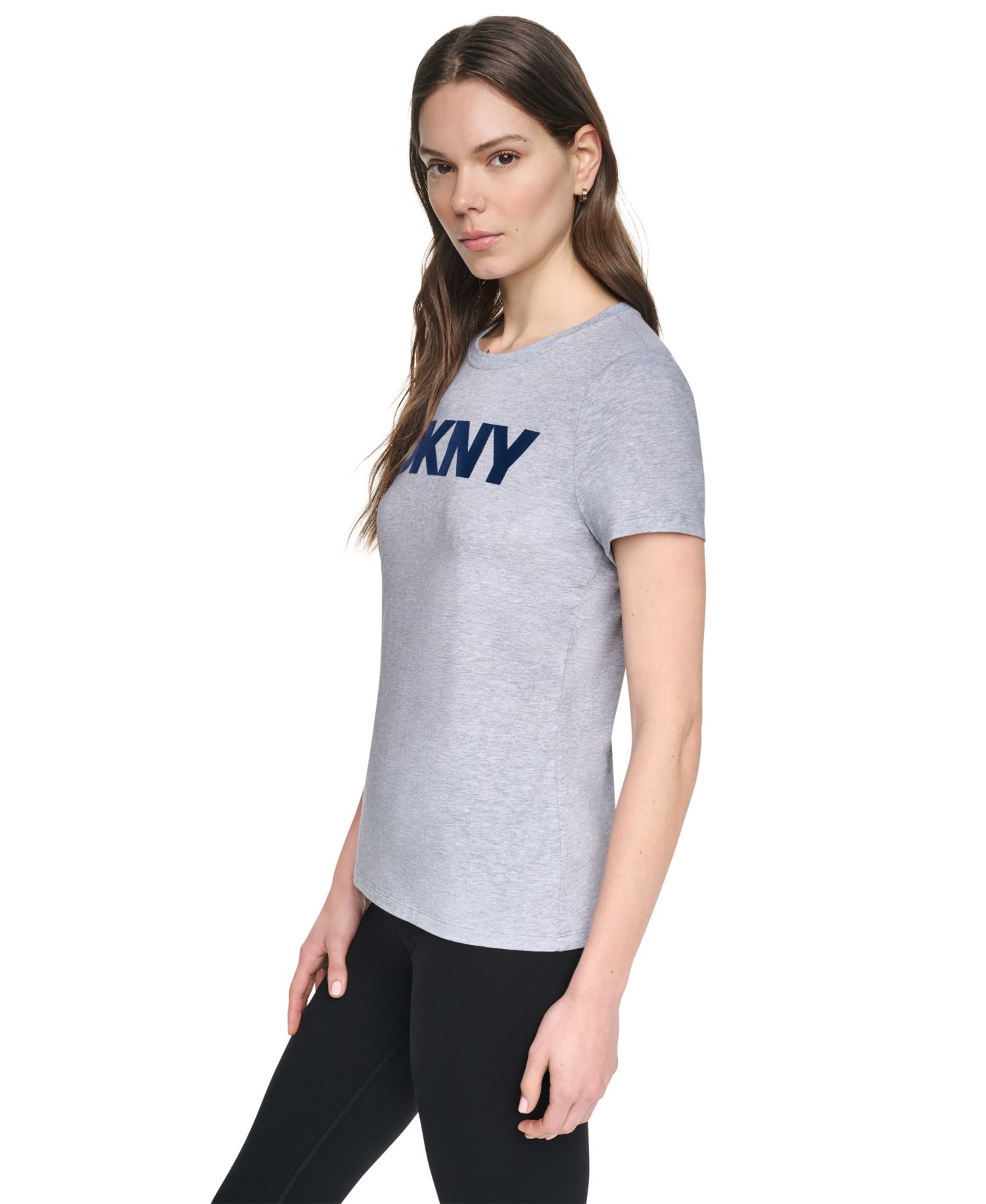 Women's Flocked Logo Crewneck T-Shirt