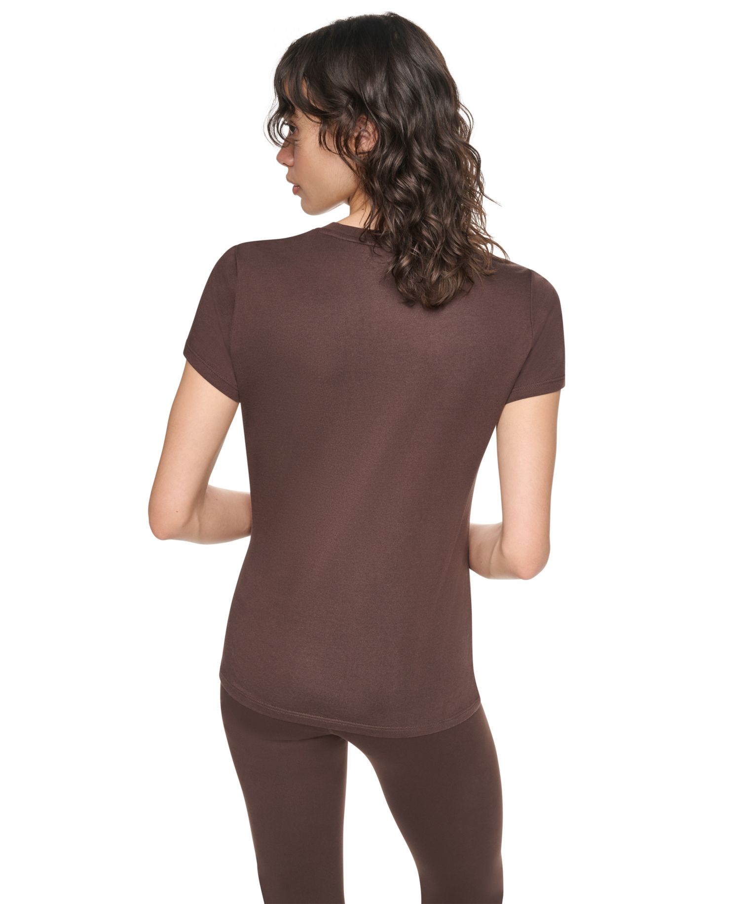 Women's Flocked Logo Crewneck T-Shirt