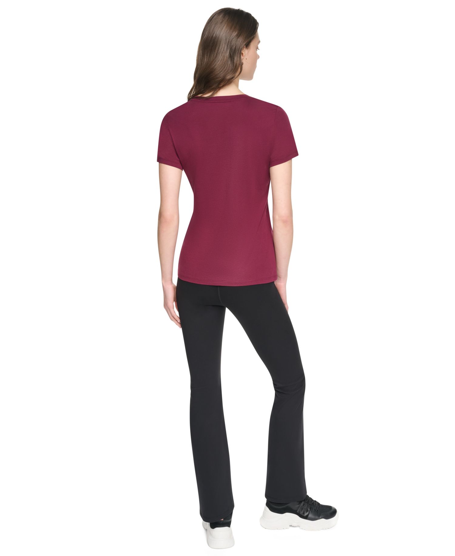 Women's Flocked Logo Crewneck T-Shirt