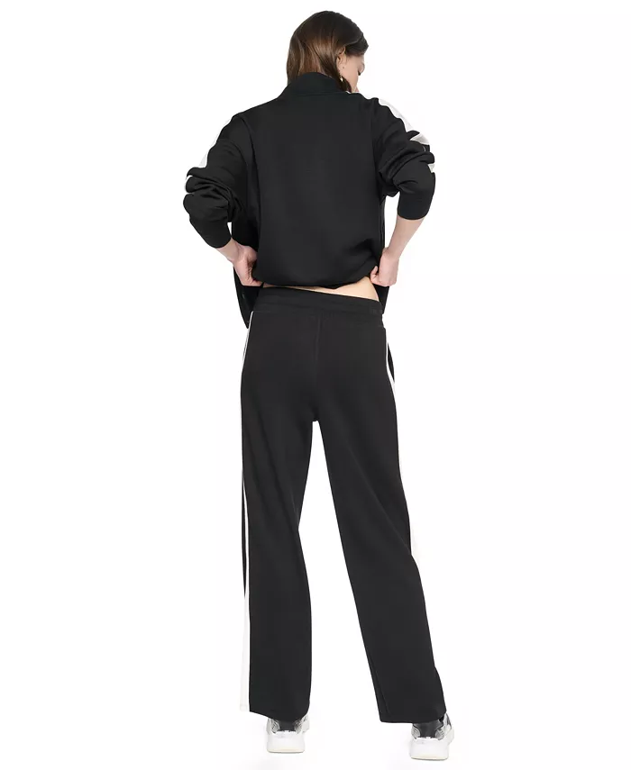 Women's High-Rise Modified Wide-Leg Side-Stripe Pants - thumbnail 9